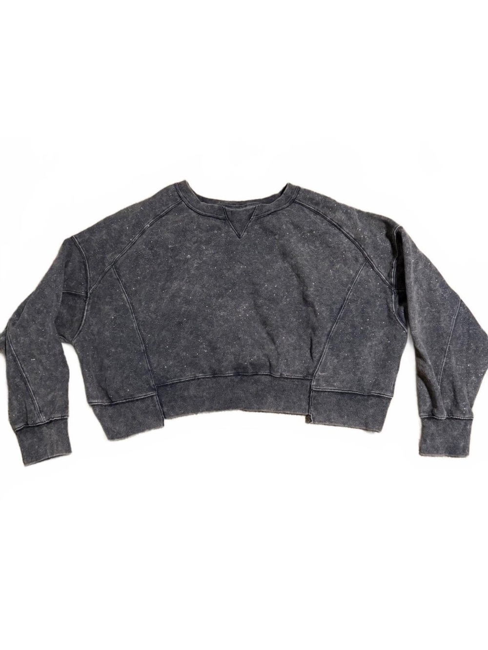 SO Women's XL Black Cropped Sweatshirt